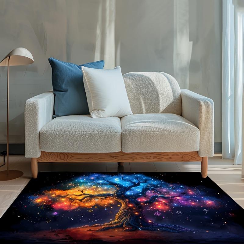 1PC Energy Tree Pattern Kitchen Rugs Non-Slip Home Door Mats Pop design Bathroom Rug Bath Mat Carpet for Home Sink Laundry Decor