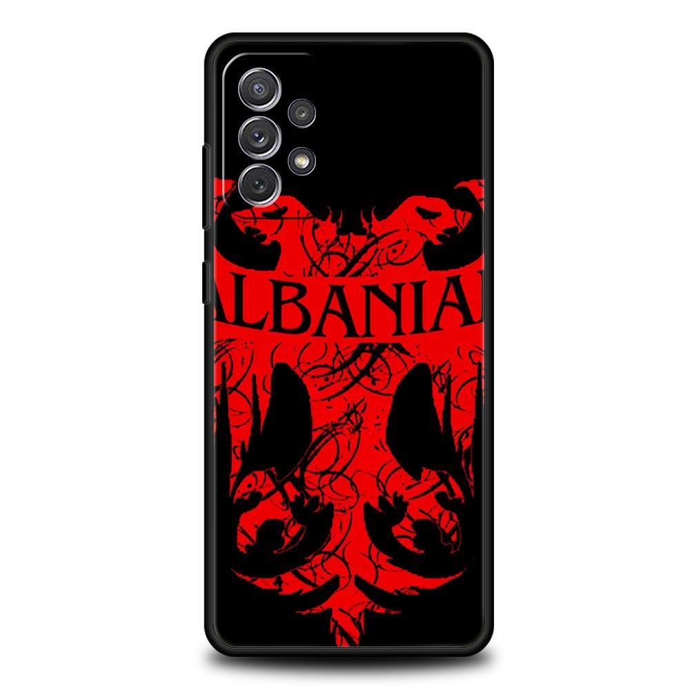 Albanien Albaner Flagge Handyhülle Für Samsung Galaxy A13 A51 A71 A41 A31 A21S A11 A03S A12 A32 A52 A22 A23 A33 A53 A73 5G Hülle