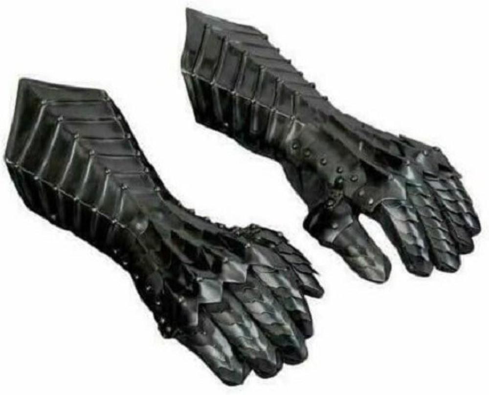 Medieval Steel Nazgul Gloves Costume Gauntlets Armor