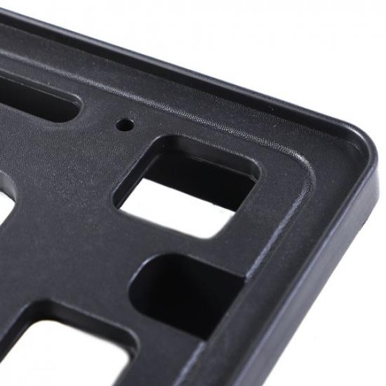 Black ABS Front License Plate Frame Mount Bracket Holder for Honda Pilot 2015-22