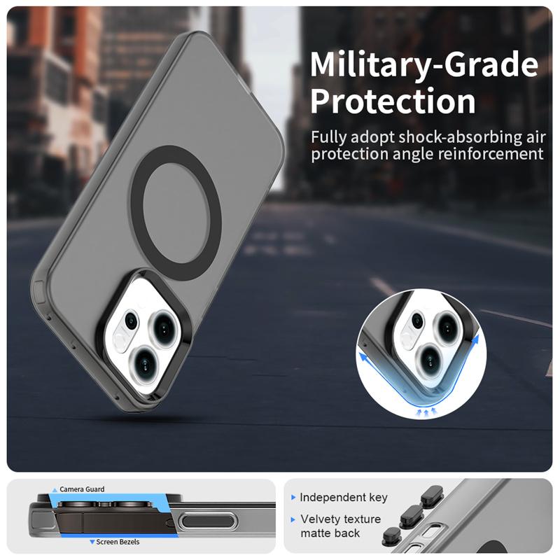 Magnetic For oppo Reno14 F 5G Case Magsafe Wireless Charging Cover oppo Reno14 F 5G Matte PC Protective Cases oppo Reno14 F 5G