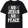 2025 Summer Know Jesus Know Peace T-shirt Believe In God Christ  Christian Religious T-shirt Printed Men's Short-sleeved Top