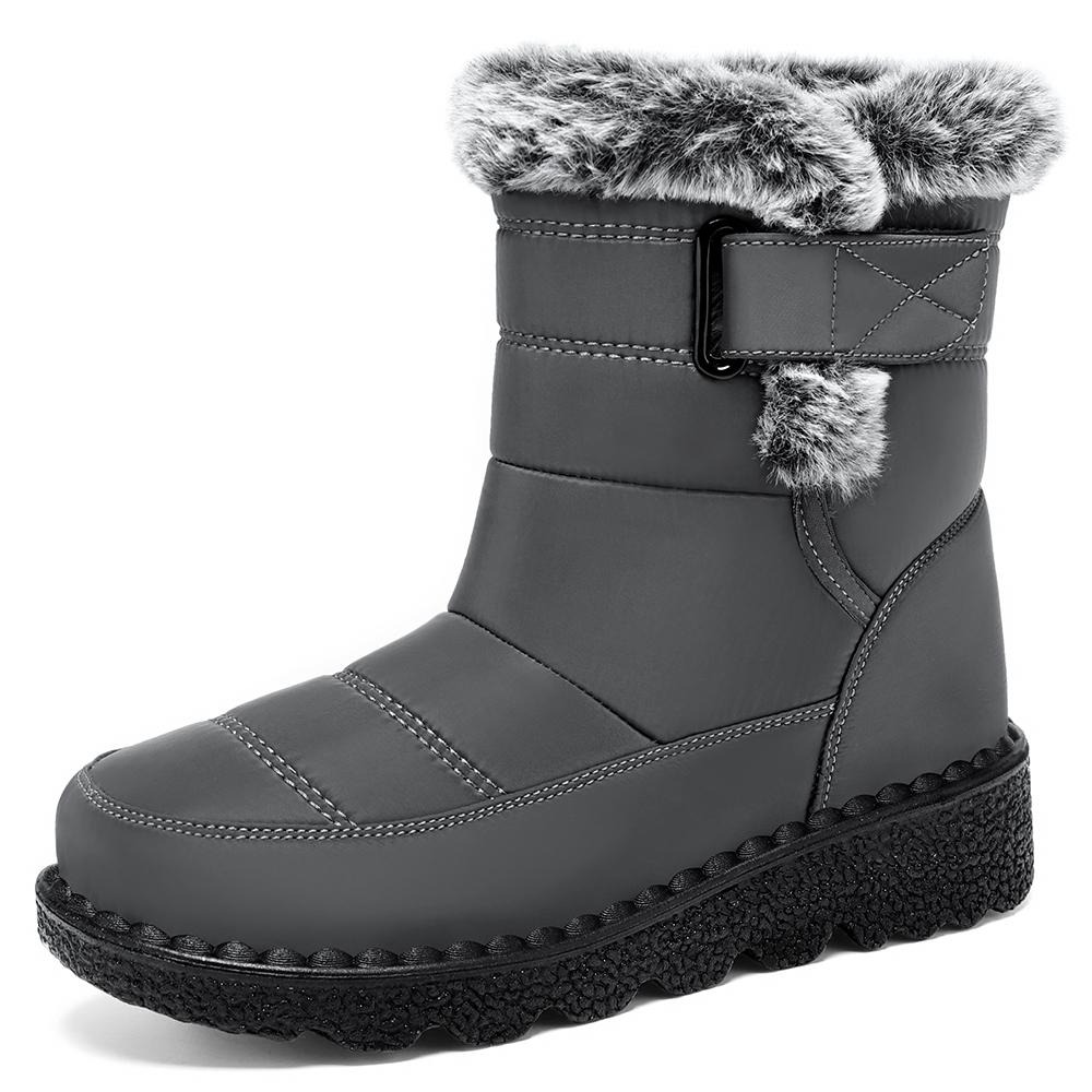 

Fashion Women s Boots Winter High Quality Keep Warm Mid-Calf Waterproof Snow Boots Women Comfortable Ladies Thigh High Hiking Boots 35