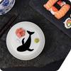Yousheng Sea Whale Dipping Dish Cute Condiment Plate for Soy Sauce And Vinegar Multifunctional Spoon Rest Jewelry Storage Tray Fun Gift for Food And