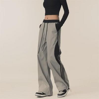Women's American High Street Quick-Dry Wide-Leg Trousers for Spring/Summer