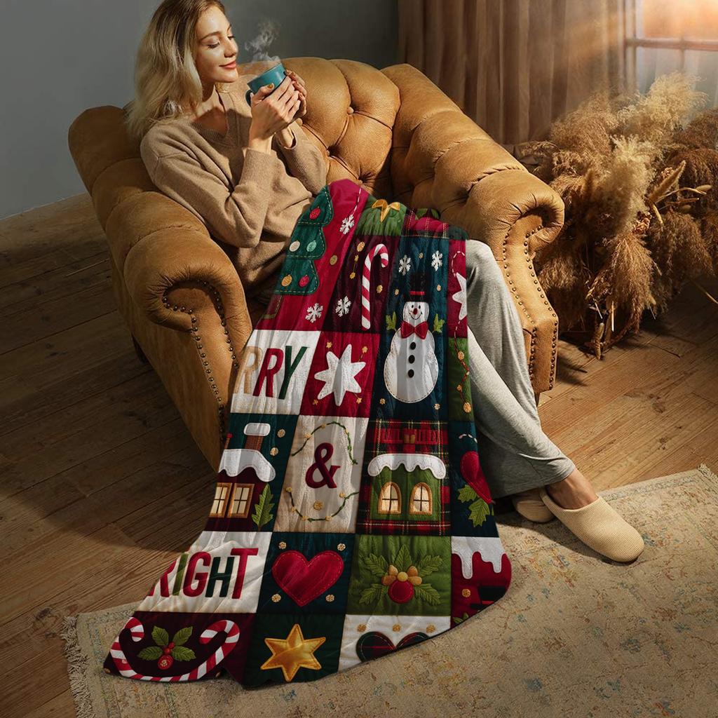 Halloween Print Pumpkin Castle Blanket Flannel Blanket Throw Blanket