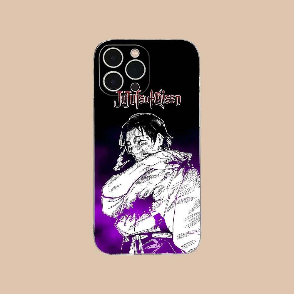 Jujutsu Kaisen Yuta Okkotsu Phone Case for iPhone 17 16 15 14 13 12 11 X XR XS Air Pro Max Plus Mini Clear Colorful Cover Pretty