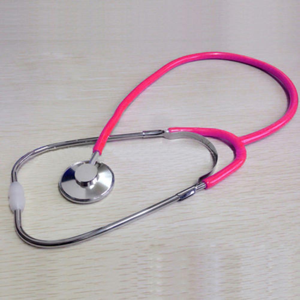 60cm Single EMT Headed Stethoscope Doctor Nurse Aid Vet Medical Monitor Tool