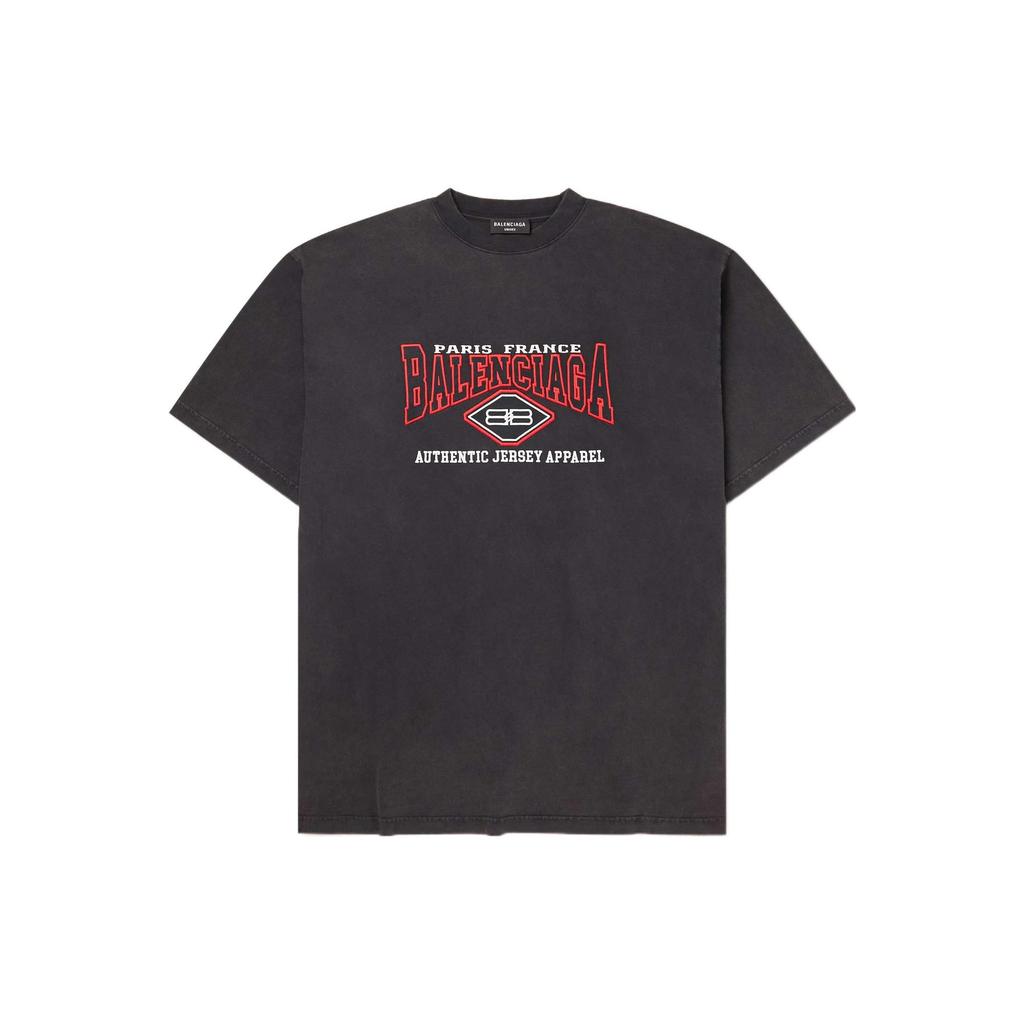 Balenciaga SS22 T Shirt Men's Black 694576TMVA91000