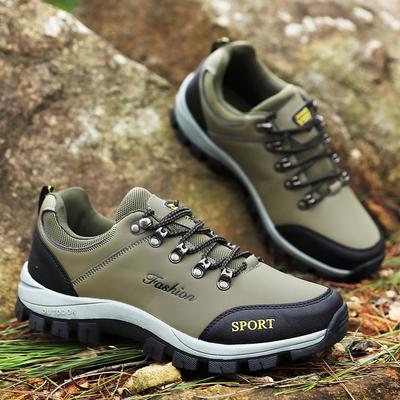 TUINANLE Herren-Wanderschuhe, Leder-Outdoor-Schuhe, verschleißfeste Herren-Trekking-Walking-Jagd-Turnschuhe