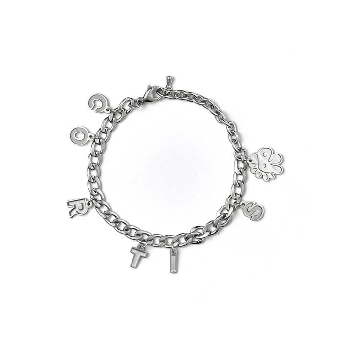 CORTIS Charm Bracelet, Metal Chain Link Fashion Jewelry
