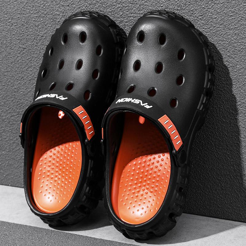 New Summer Men's Beach Slippers Fashion Mens Non-slip EVA Lightweight Shoes Man Outdoor Sandals Mixed Colors Soft Male Slipper