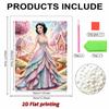 Candy House Snow White New Pearl-Inlaid Frameless Art | Handmade Pearl Craft, Candy House Lollipop Theme, for Sweet Fairy Tale Decor