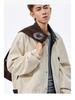 ACU Menswear | Men's Color Block Corduroy Lapel Jacket - 2026 Autumn/Winter High-End Casual Patchwork