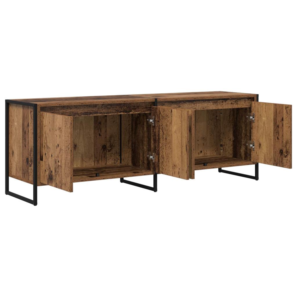 TV Cabinet 140 X 36 X 49.5 Cm Reclaimed Wood Engineered Wood
