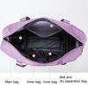 Expandable Rolling Duffle with Wheels Foldable Travel Large Capacity Double Layer Luggage Bag