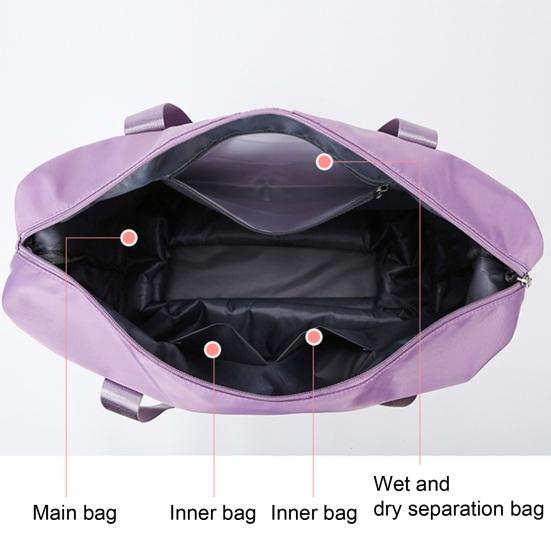 Expandable Rolling Duffle with Wheels Foldable Travel Large Capacity Double Layer Luggage Bag