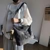 2025 Unisex Canvas Umhängetasche mit großer Kapazität - Koreanischer Stil für Studenten