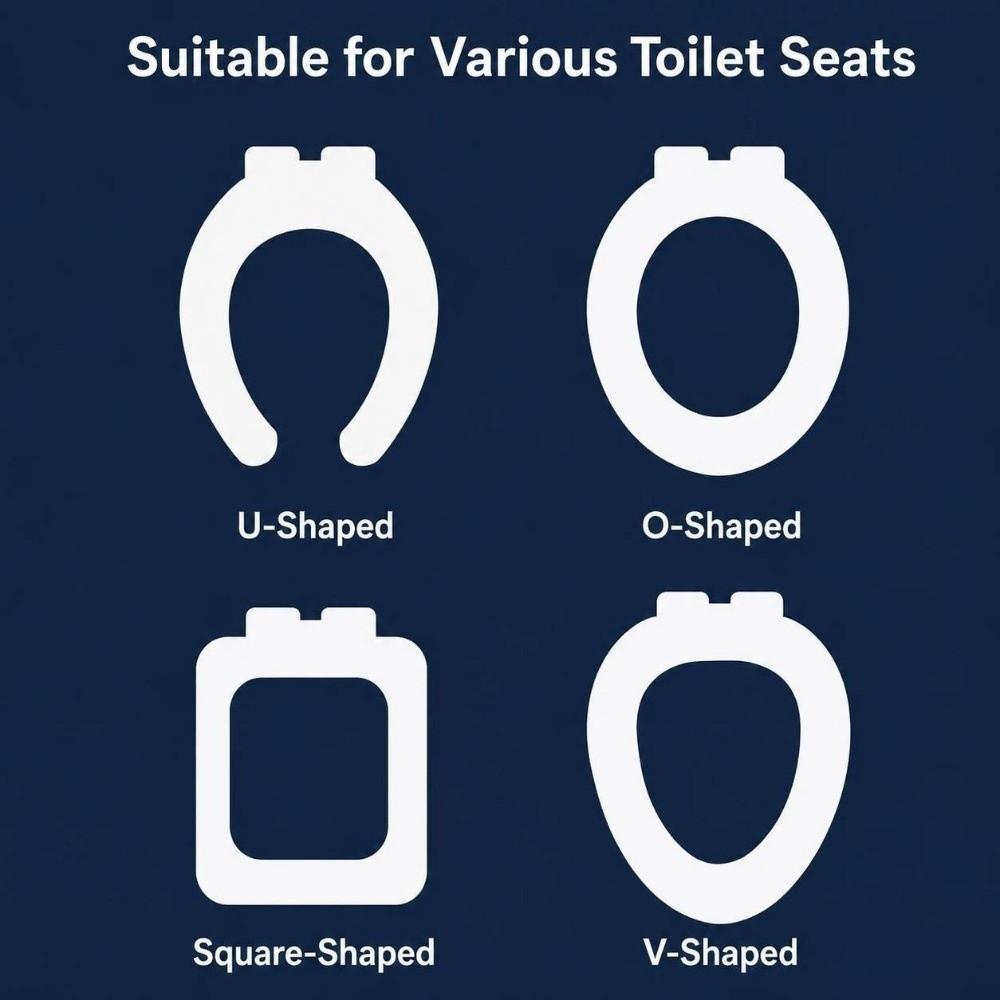 Fast Heating Toilet Seat Warmer Soft Toilet Seat Heated Pad Toilet Seat Heater Bathroom Use
