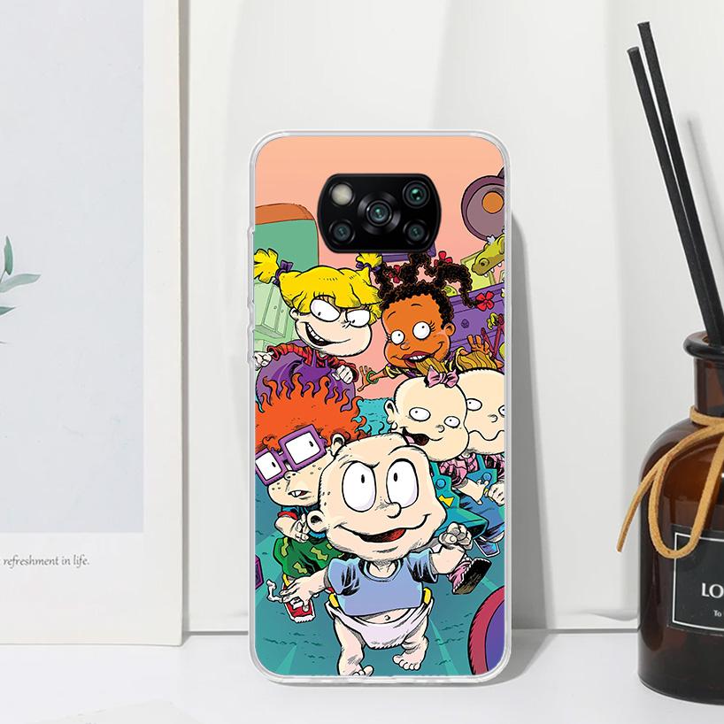 Cartoon R-Rugrat Phone Case For Xiaomi Poco X7 X6 X5 X4 X3 Nfc F6 F5 Pro F4 Gt F3 F2 F1 M5S M4 M3 Art Fundas Back Cover