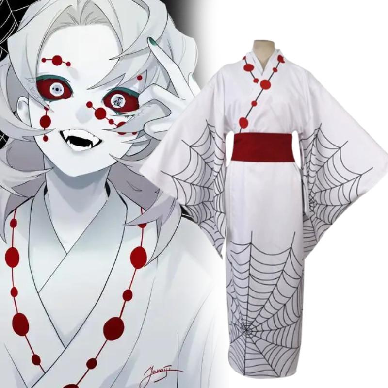 Twelve Demon Slayer Kizuki Rui Cosplay Costume Dress Halloween Performance Party