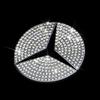 C200 E200 Nowy Do Mercedes Benz 45/49mm Kryształowy Diamentowy Naklejka Godło Na Kierownicę Samochodową Dla Mercedes Benz AMG A B C E S GLA CL