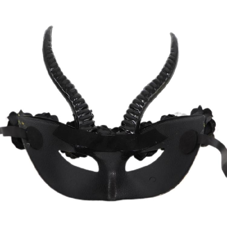 Mardi Gras Mask Halloween Costume Mask Masquerade Mask Carnivals Mask Mardi Gras Mask Scary Horns Mask for Party