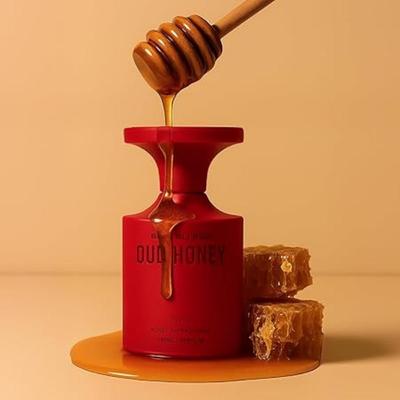 Oud Honig Unisex Parfüm für Männer & Frauen|100ml Langanhaltende Parfüm Düfte|Oud, Süße Holzige & Honig Noten|