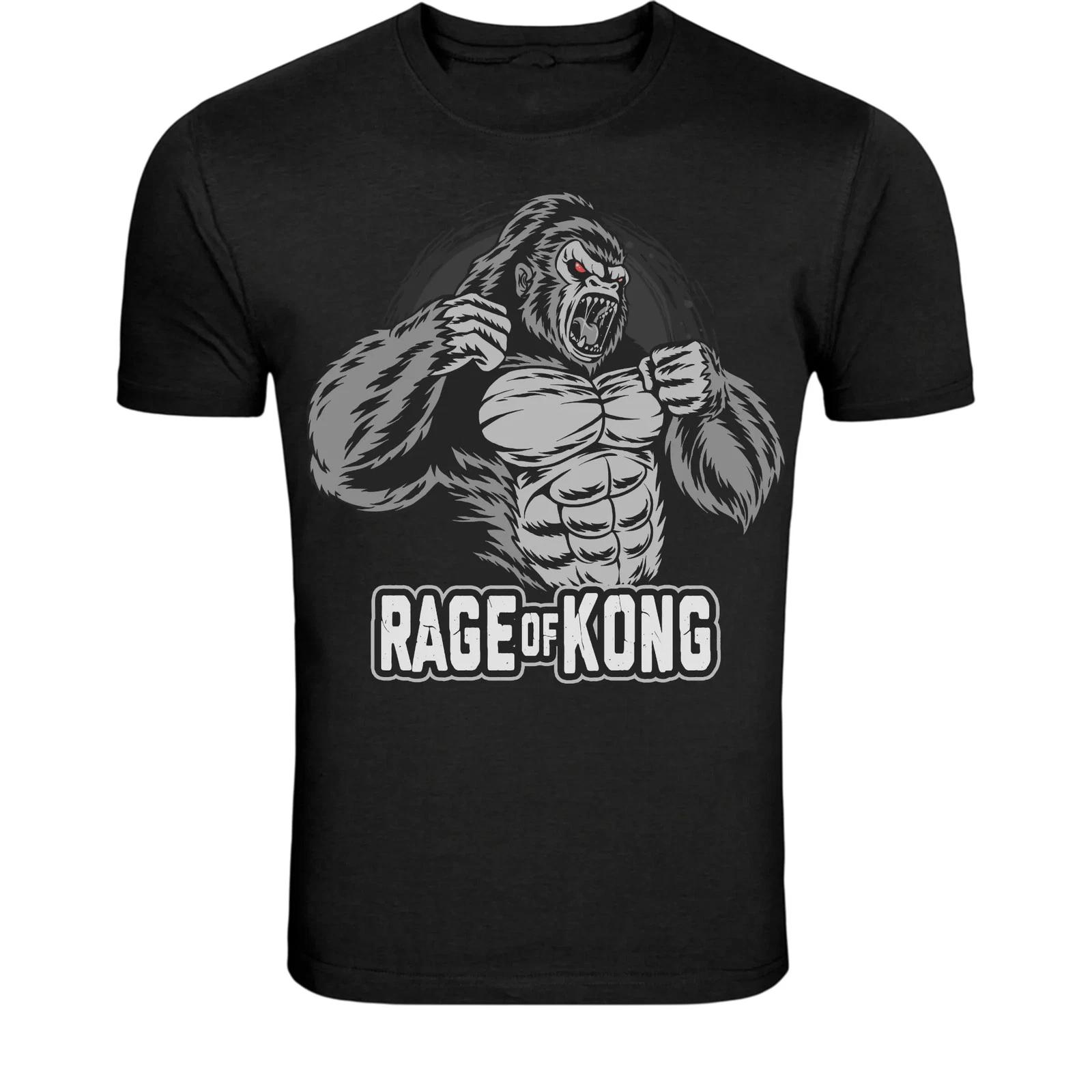 Rage of Kong Gorilla T-Shirt - Angry Ape Graphic Tee 3XL