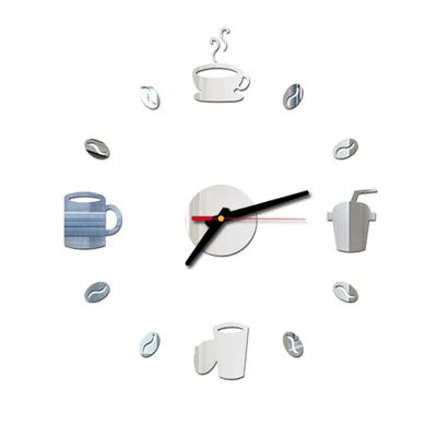 Orologio da parete fai-da-te Adesivi murali muti senza cornice Adesivo design moderno diametro 40 per soggiorno casa