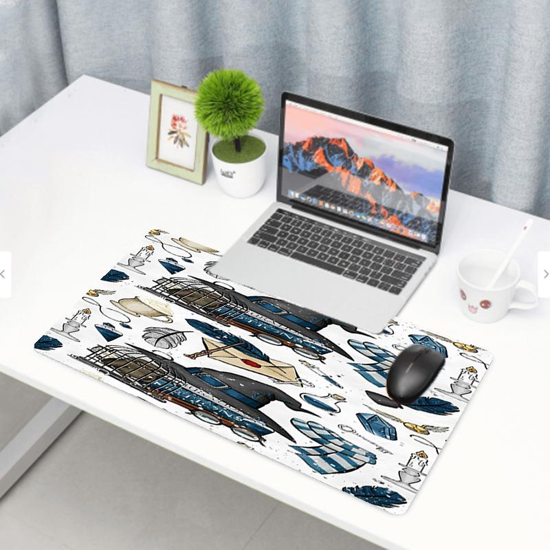 Fantasy Film Print Mouse Pad, Anti‑Slip Desktop Keyboard Mat, for PC Laptop Gaming Working Daily Use, Cool Festival Surprise Gift