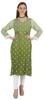 Bimba Printed  Designer  Kurta  For Womens Straight Kurti V-Neck Ethnic  Traditional  Wear - Cotton
