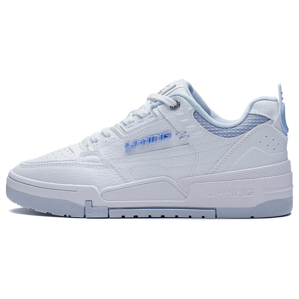 Li Ning Low Top Skate Shoes Women Sneakers White AGCS080-1