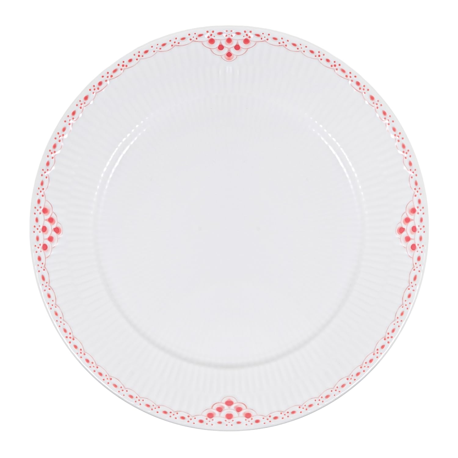 

Royal Copenhagen Coral Fluted Lace Plate, 22cm, 2531622 (1068789) [Parallel Import]