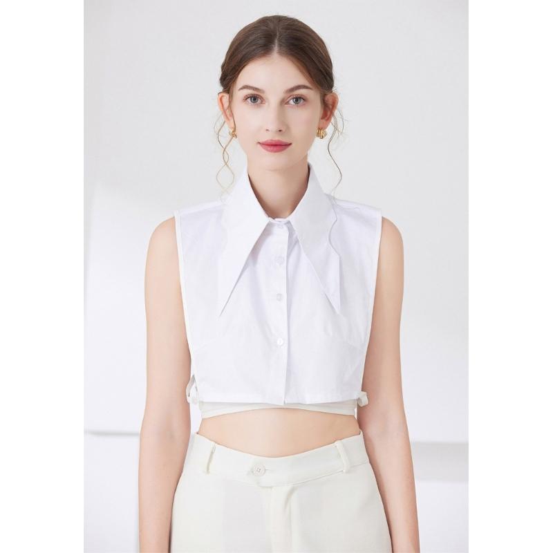 Women False Collar Fashion French Floral Collar Girl Casual Decorative Collar