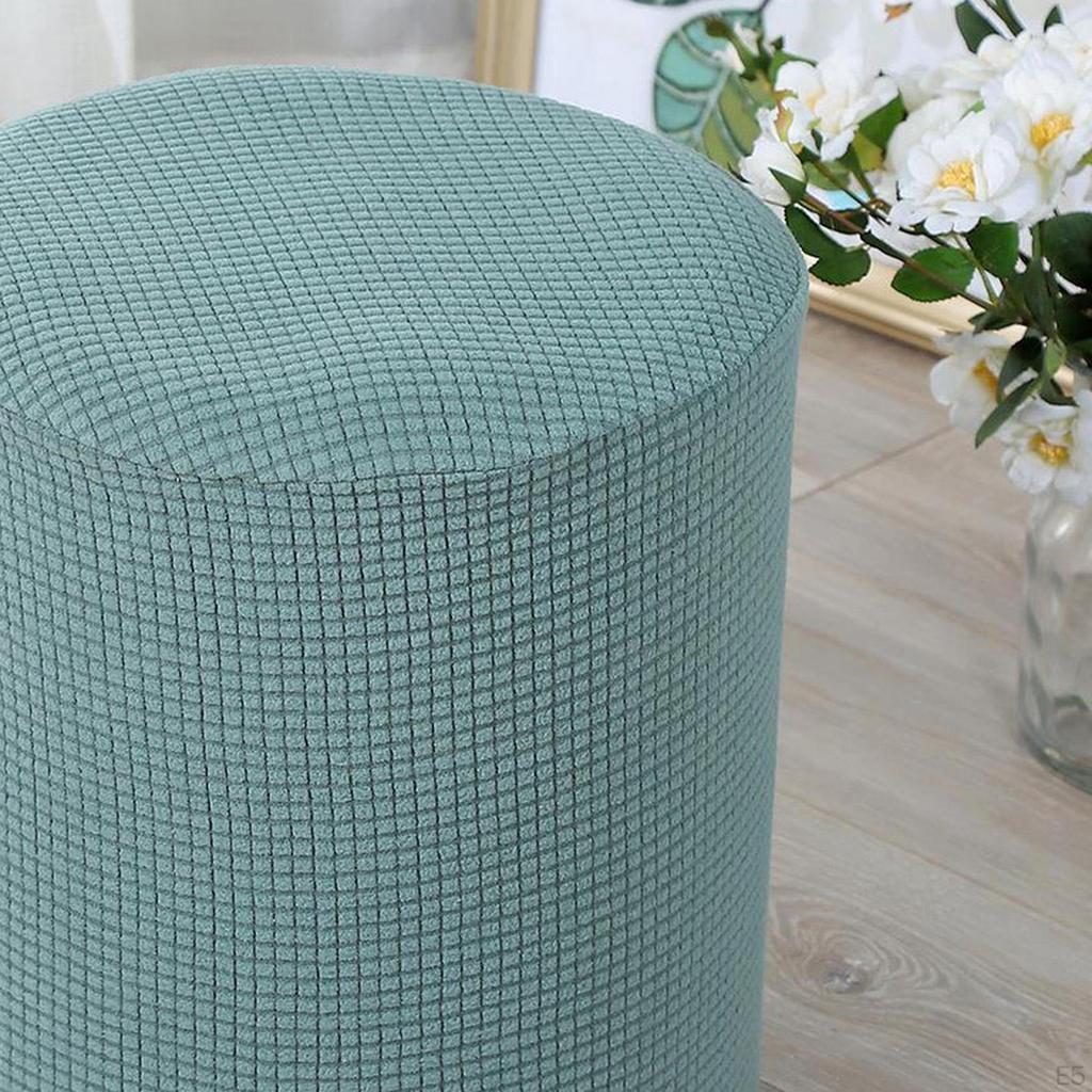 Ottoman Slipcover with Elastic Bottom Washable