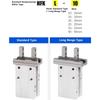 HFK Series Finger Cylinder Parallel Gripper HFK10/HFTK16/HFSK20/HFK25N/HFK32B/HFK40F Industrial Automation Pneumatic Actuator