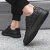 Bright Black Pattern Hot  Selling Men's New Versatile CasualBoard Shoes Spring and Autumn Classic OutdoorRunning Shoes Sneakers