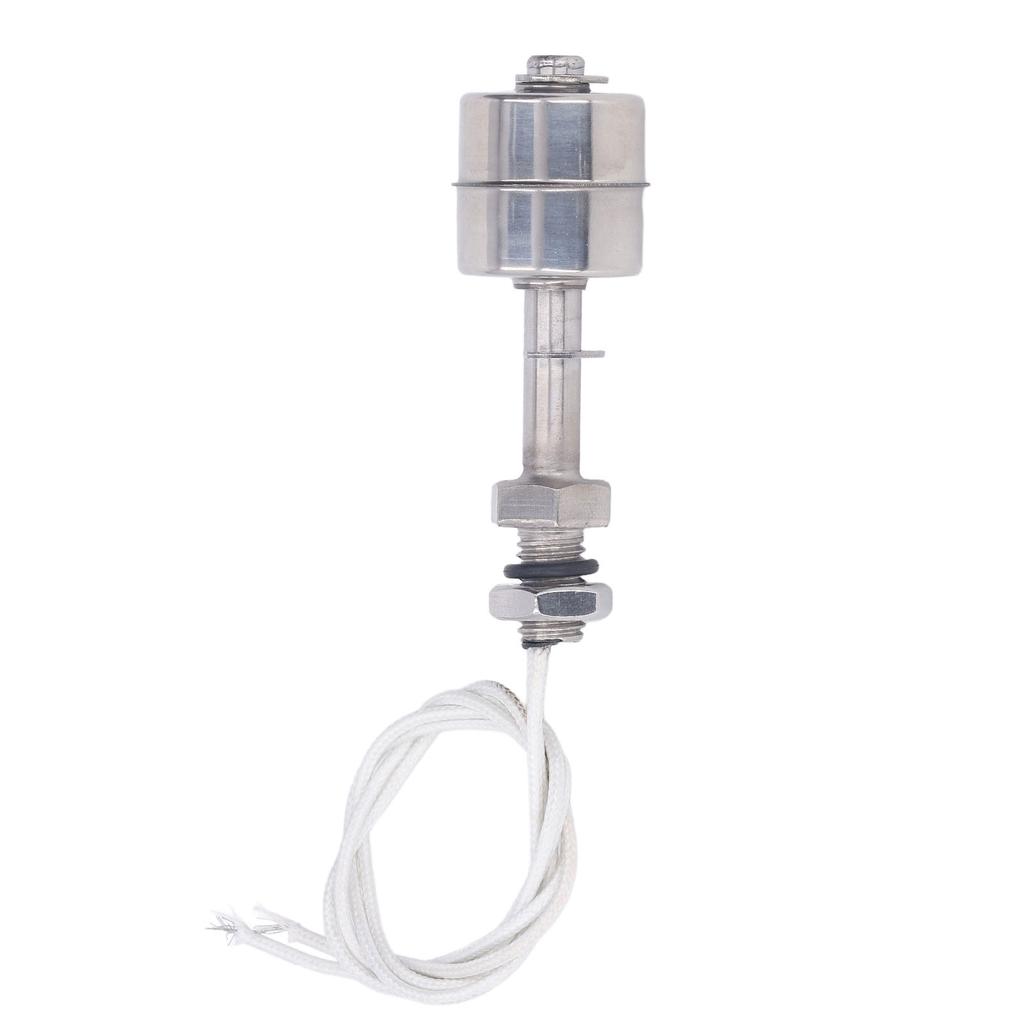 Liquid Level Float Switch 10mm Stroke Stainless Steel Liquid Water Oil Level Switch Sensor 0‑220V 65mm L
