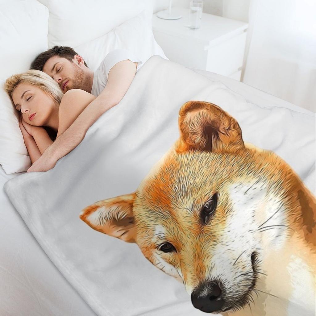 Shiba Inu Stunning Dog! Throw Blanket Retros Extra Large Throw Decorative Designers Blankets