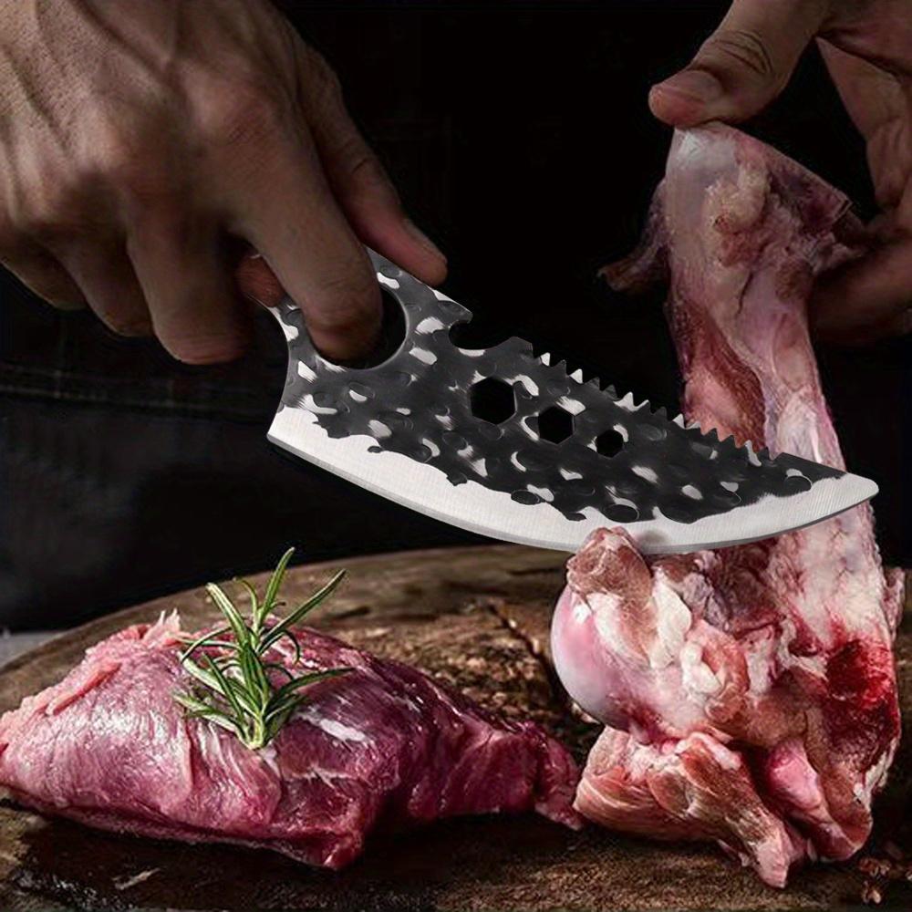 Stainless Steel Boning Knife With Knife Sheath Professional Kitchen Chef Knife Handmade Forged Knife Barbecue Knife