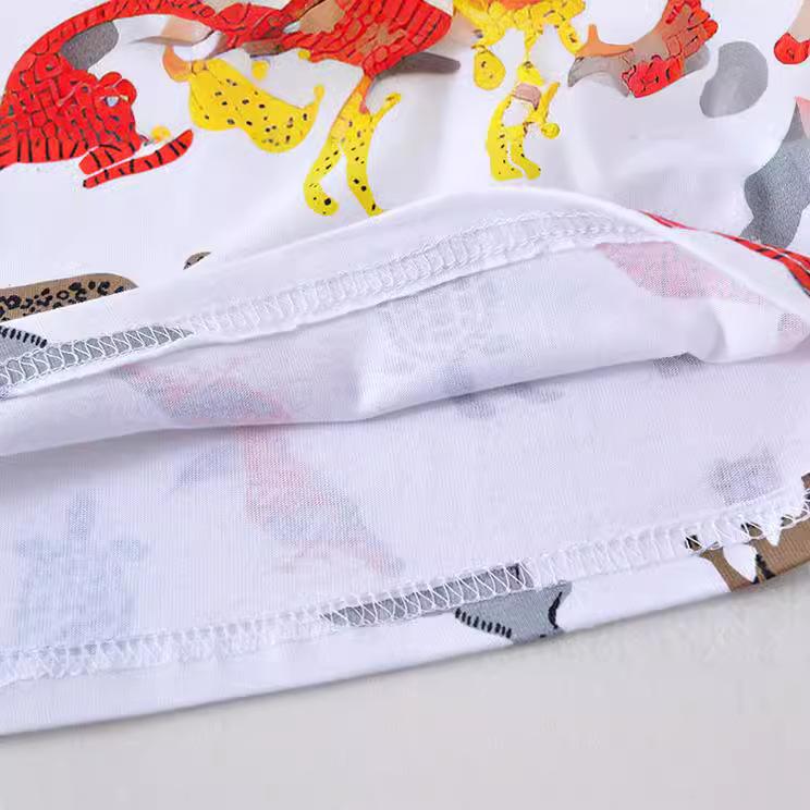 Spring and Summer New Short-sleeved Children's T-shirt Casual Men's and Women's Children's T-shirt Tops