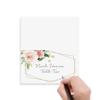 50pcs Writable Seating Place Cards Paper Gift Cards Floral Table Place Cards  Banquet Tables