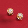 New Hot Brand Vintage Tricyclic Earrings for Women Luxury Jewelry Fashion Designer Eardrop 925 Silver Diamond Stud Earrings