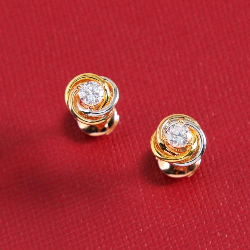 New Hot Brand Vintage Tricyclic Earrings for Women Luxury Jewelry Fashion Designer Eardrop 925 Silver Diamond Stud Earrings