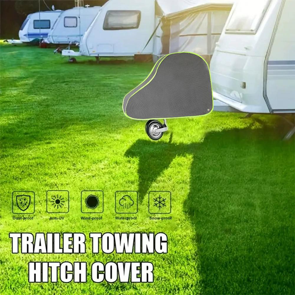Trailer Hitch Cover Oxford Cloth Waterproof Dustproof Protector For RV Caravan Tow Hitch Harsh Environment Protection Accessory