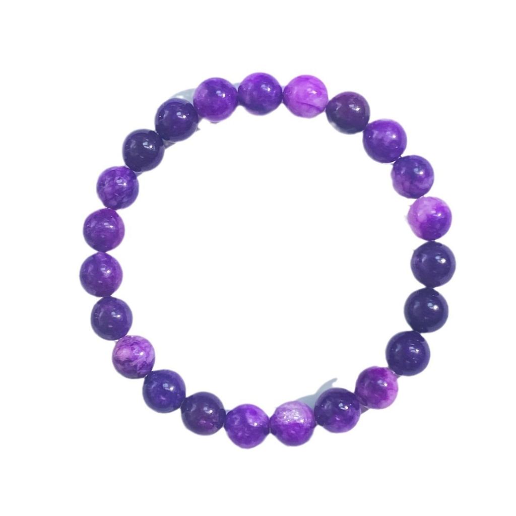 Attract Love Bring Luck Beaded Bracelet, Natural Sugilite Jewelry Accessories, Perfect Gift For Men And Women