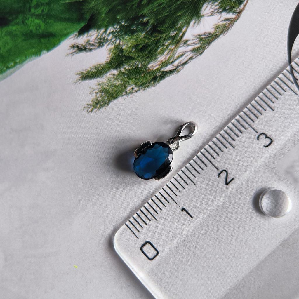 Silberanhänger mit Saphir nano 0,908 ct (2206071)