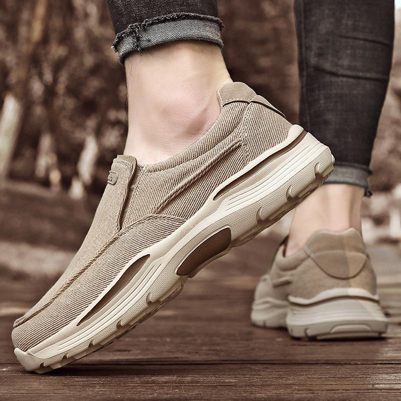Cloth Shoes Men's Old Beijing Cloth Shoes Thick Soled Men's Oversized Size 48 Cloth Shoes