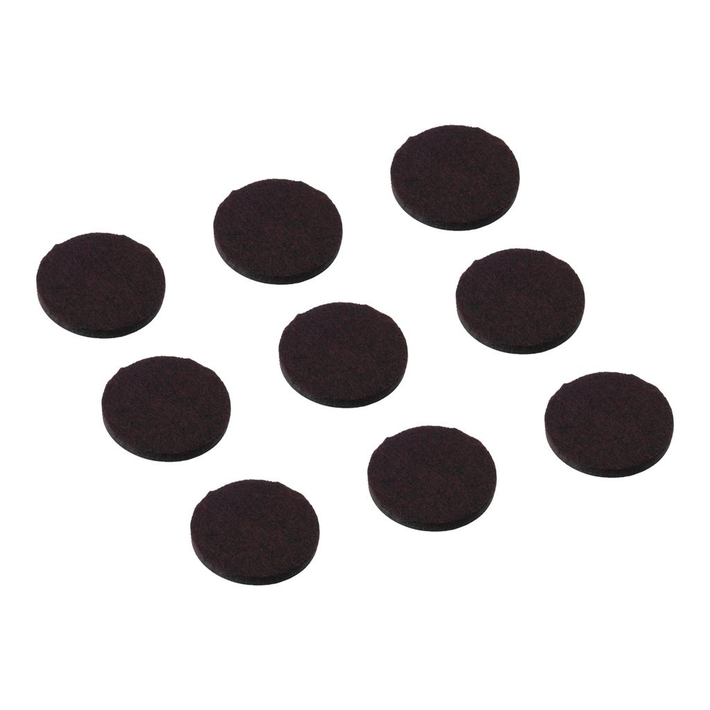 18 Stück/Set 40mm Runde Filzmöbelgleiter Strapazierfähiger Selbstklebender Schutz Anti-Kratzer Nicht Beschädigend Geräuschreduzierend Tisch Stuhl Bein